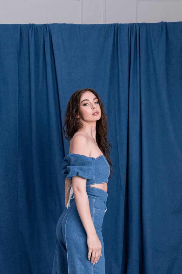 DENIM Puffos Top - Image 3