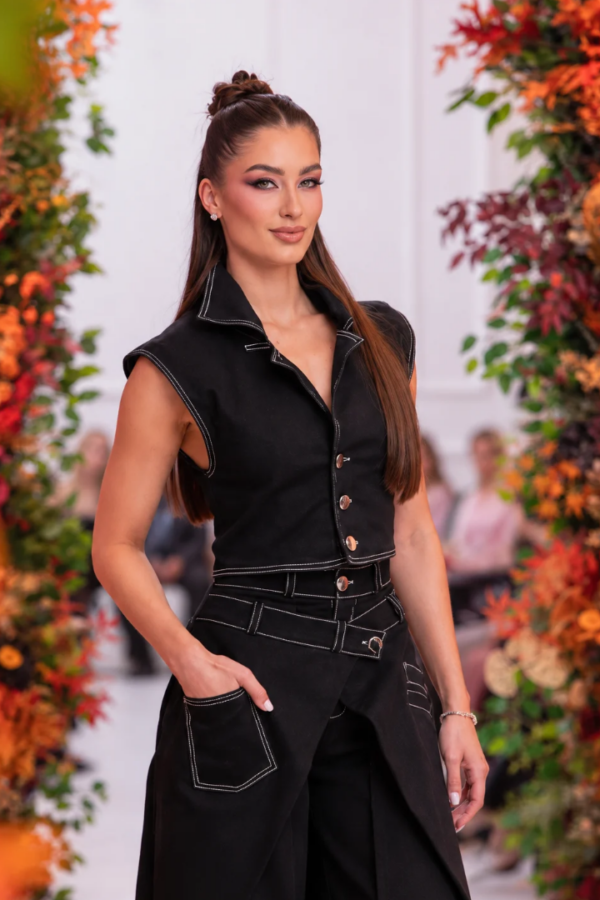DENIM Mellény - BLACK - Image 3